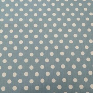 Stoff Sevenberry Canvas Natural Dots Denim