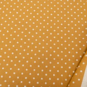 Stoff Sevenberry Canvas Natural Dots copper