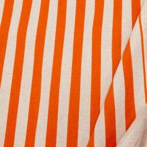 Stoff Sevenberry Natural Stripes orange