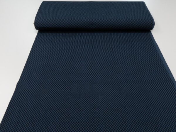 Stoff Sevenberry Kasuri midnight XS Karos blau – Bild 3