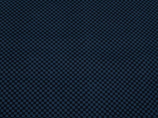 Stoff Sevenberry Kasuri midnight XS Karos blau