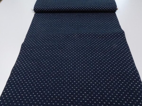 Stoff Sevenberry Nara Homespun indigo - Dreiecke – Bild 3