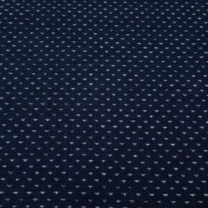 Stoff Sevenberry Nara Homespun indigo - Dreiecke