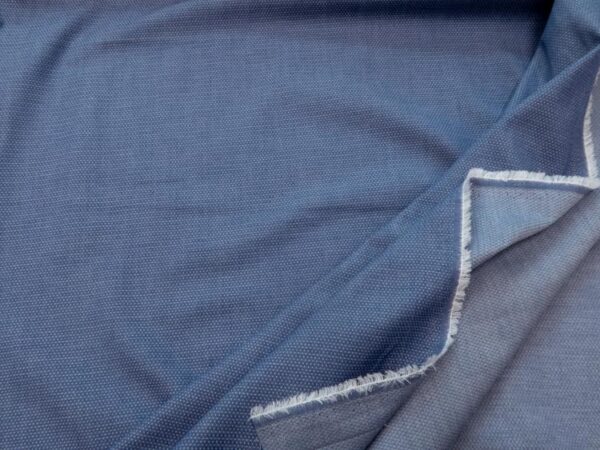 Stoff Cotton Chambray with Pin Dots Denim