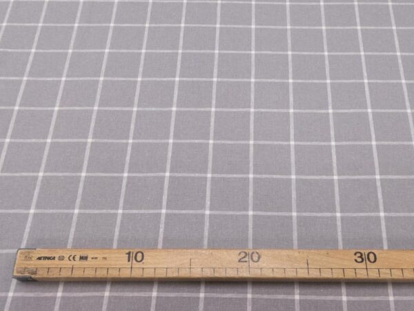Stoff Essex Yarn Dyed Classic Wovens steel-white – Bild 4