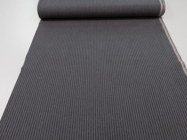 Stoff Essex Yarn Dyed Classic Woven Streifen 3mm licorice – Bild 3