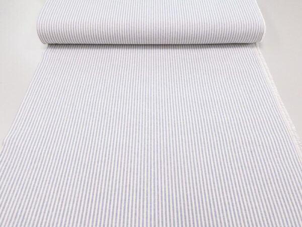 Stoff Essex Yarn Dyed Classic Woven Streifen 3mm chambray – Bild 3
