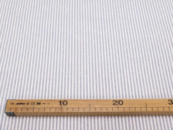 Stoff Essex Yarn Dyed Classic Woven Streifen 3mm chambray – Bild 4