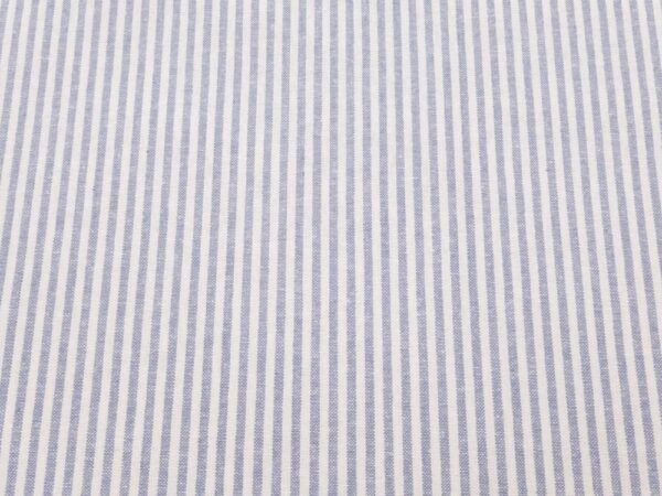 Stoff Essex Yarn Dyed Classic Woven Streifen 3mm chambray