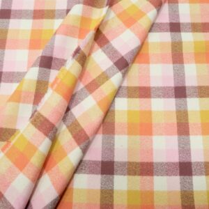 Stoff Mammonth Organic Flannel Karo honeysuckle