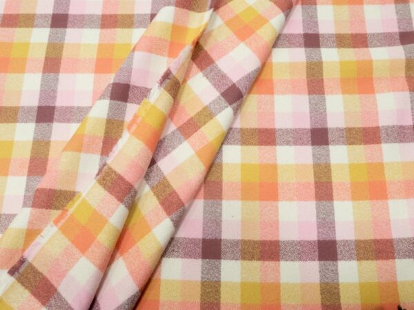 Stoff Mammonth Organic Flannel Karo honeysuckle