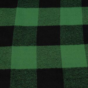 Stoff Mamoth Flannel Karo XXL grün-schwarz
