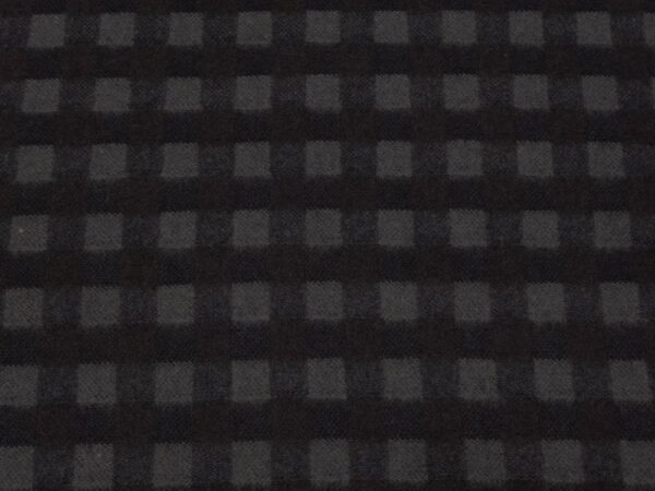 Stoff Mamoth Flannel Karo grau-braun