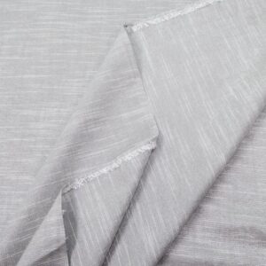 Stoff Manchester Metallic silver