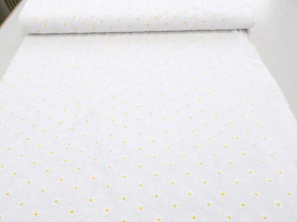 Stoff BW Stickerei Sole Butterblumen – Bild 3