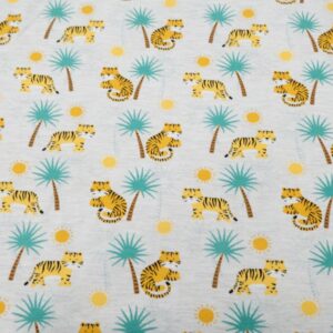 Stoff Jersey Africa Tiger
