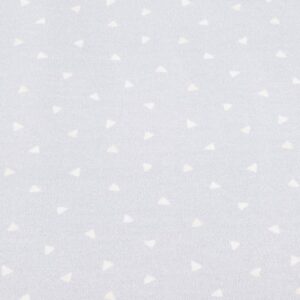 Stoff BW Jersey Baby Trili Dreiecke hellgrau-weiss