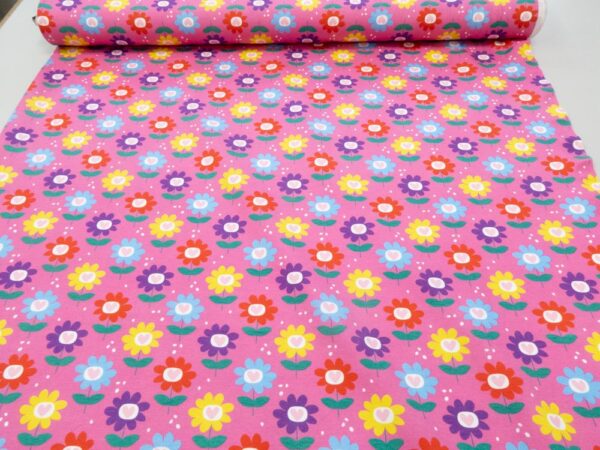 Stoff Baumwolle Jersey Flora – Bild 3