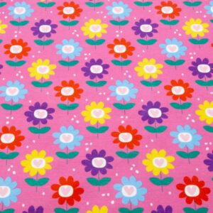 Stoff Baumwolle Jersey Flora