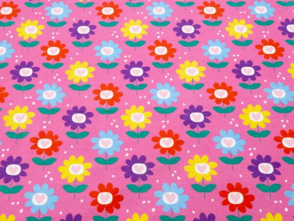 Stoff Baumwolle Jersey Flora