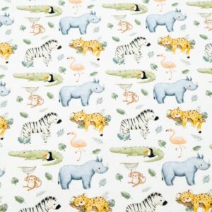Stoff Baumwolle Jersey i like Africa