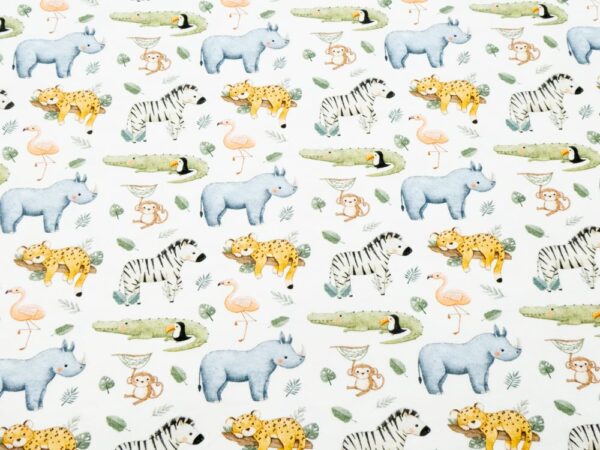 Stoff Baumwolle Jersey i like Africa
