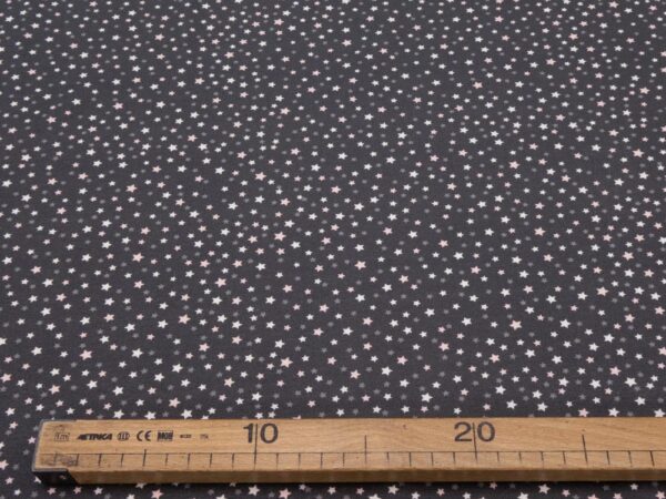 Stoff BW Jersey Fairy Stars dunkelgrau – Bild 3