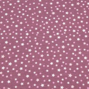 Stoff BW Jersey Fairy Stars Heather Rose