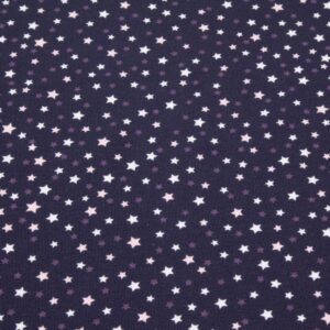 Stoff BW Jersey Fairy Stars dunkelviolett