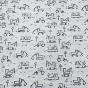 Stoff BW Sweat Building Site Bagger a gogo