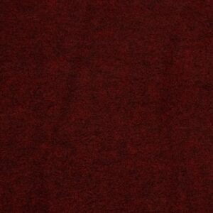 Stoff Fleece meliert bordeauxrot