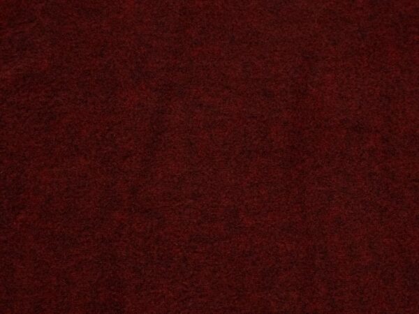 Stoff Fleece meliert bordeauxrot