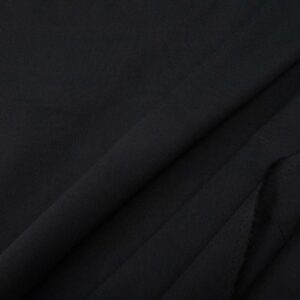 Stoff Aglio BW Satin schwarz