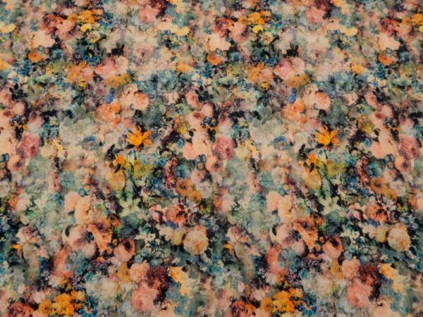 Stoff BW Denim Lui Autumn Flowers