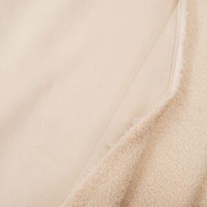 Stoff Fleece Teddy natur