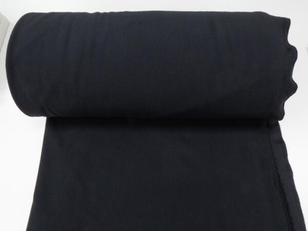 Stoff Fleece Teddy SCHWARZ – Bild 4