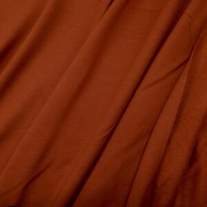 Stoff ViJersey aufgeraut Hana Uni terracotta
