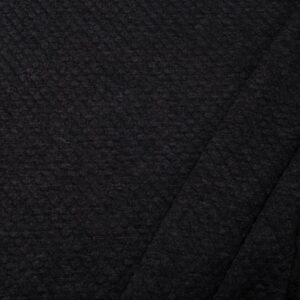 Stoff Vi-Rayon Stepp schwarzgrau meliert Paula