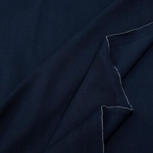 Stoff Lyocell-Baumwolle Twill Virginia dunkelblau