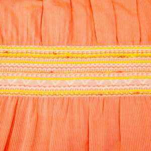 Stoff Eponine Bordüre neonorange