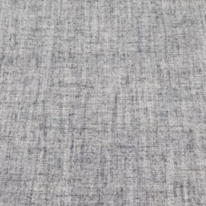 Stoff Viskose-Leinen Criceto Tweed schwarz meliert