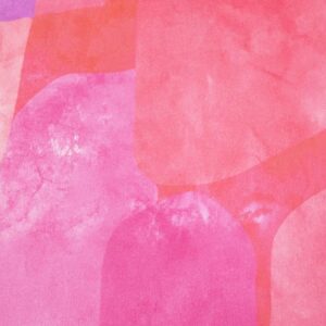 Stoff Viskose Krepp Jade Geometry Artwork pink