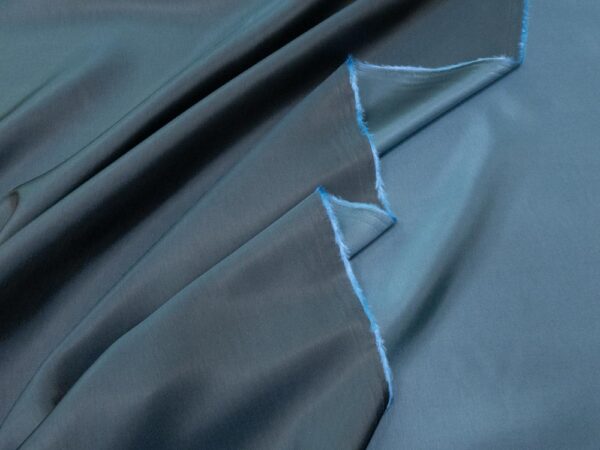 Stoff Futterstoff blaugrau meliert