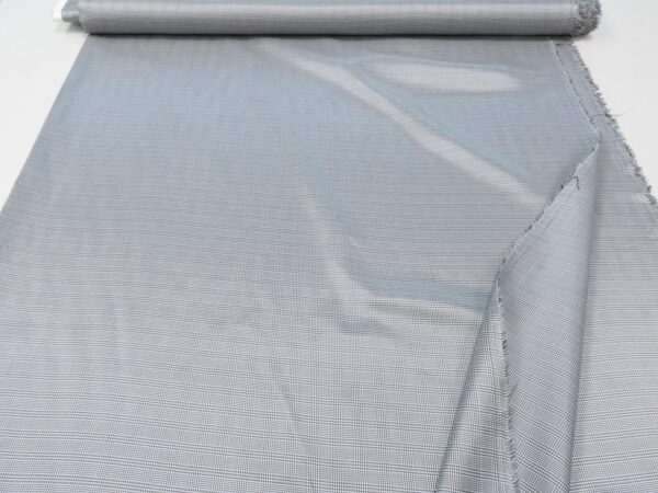Stoff Futter Glencheck schwarz weiss – Bild 2