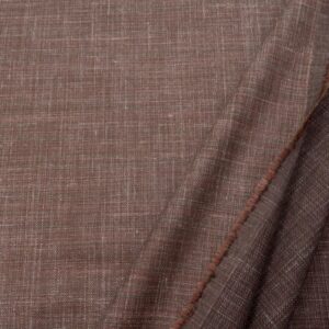 Stoff Sommerwolle Wo/Silk/Linen meliert cinnamon-Rasperry Wine