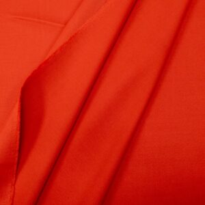 Stoff Wollgabardine grob rotorange