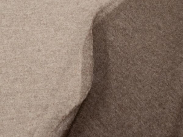 Stoff Wollgewebe supersoft Pure Wool beige-braun – Bild 2