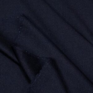 Stoff Wollgewebe mit Kaschmir blaubraun meliert