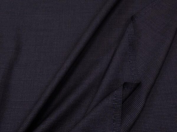 Stoff Merino Wool S'110 Vogelauge bordeaux-schwarz-grau