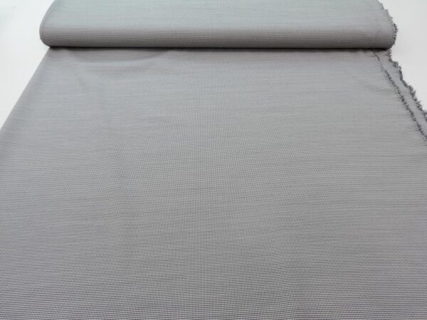 Stoff Merino Wool S'110 Hahnentritt Mini schwarz weiss – Bild 3